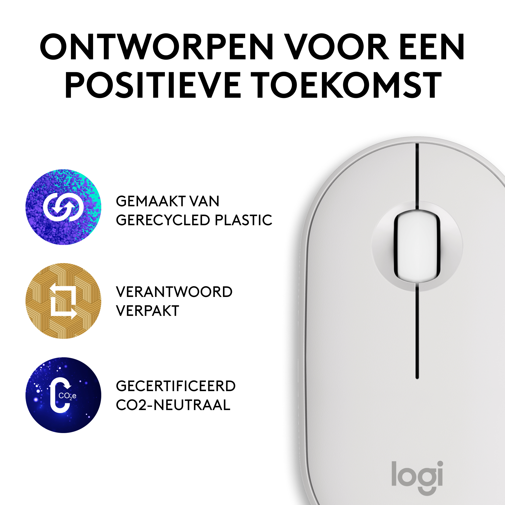 LOGITECH PEBBLE MOUSE 2 M350s WIRELESS