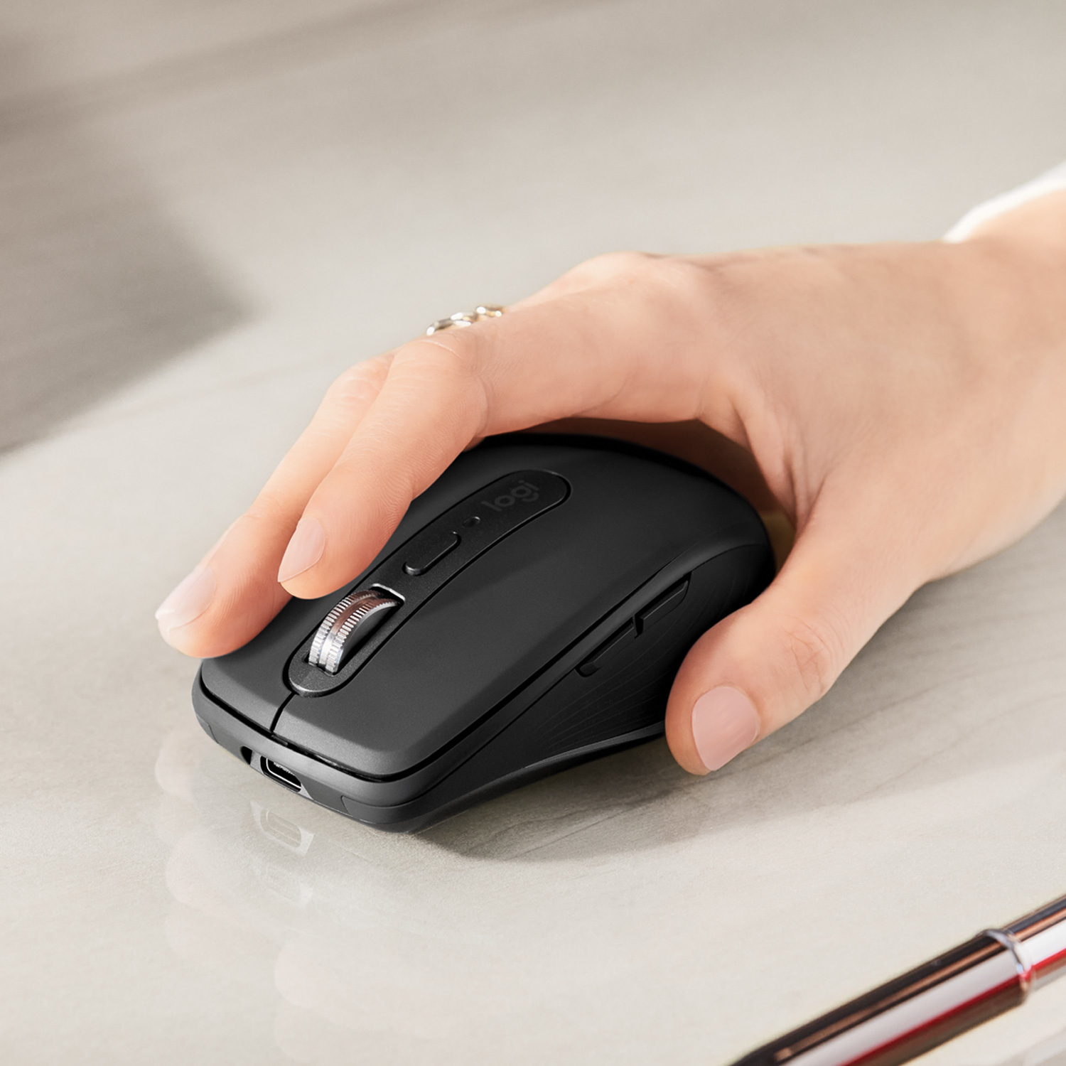 Draadloze Muis Logitech Anywhere 3Zwart