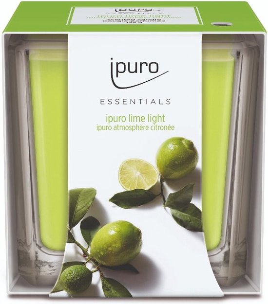 Geurkaars IPURO 26IFC1203 Essential Lime Light / 125gr