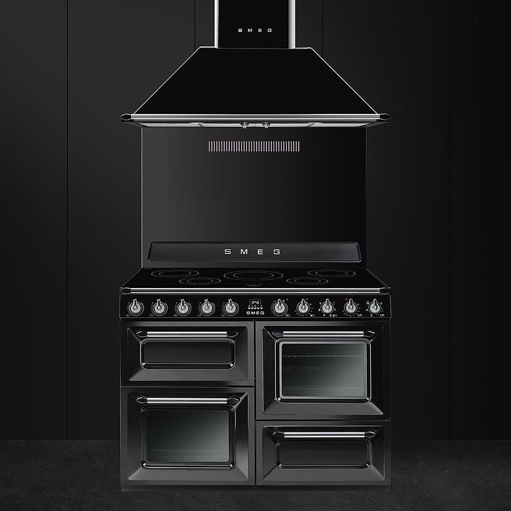 Smeg TR4110IBL fornuis Vrijstaand fornuis Electrisch Inductiekookplaat zones Zwart A