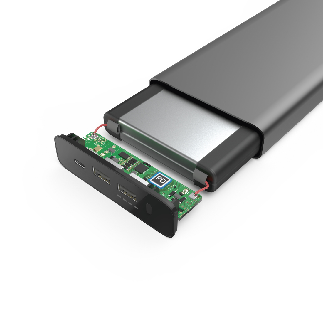 Hama 00200012 powerbank Lithium-Ion (Li-Ion) 26800 mAh Antraciet