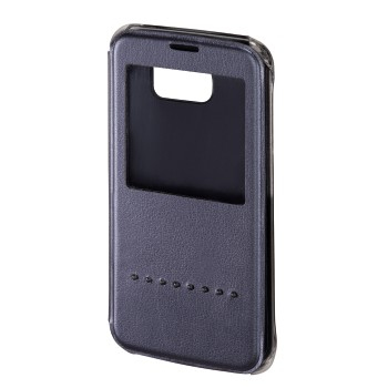 Tas HAMA 136761 Booklet Window Galaxy S6 Edge Zwart