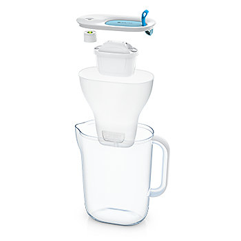 Brita Style Waterfilter in kan 2,4 l Blauw, Transparant