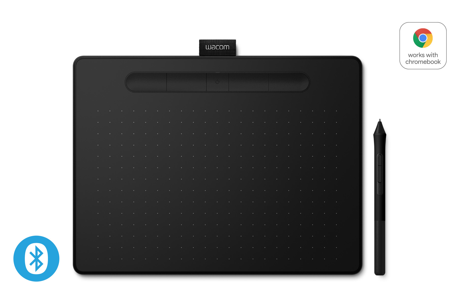 Wacom Intuos M Bluetooth grafische tablet Zwart 2540 lpi 216 x 135 mm USB/Bluetooth