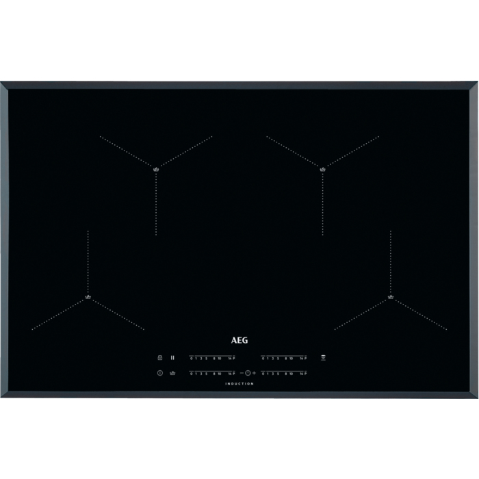 AEG IAE84411FB kookplaat Zwart Ingebouwd 80 cm Inductiekookplaat zones 4 zone(s)