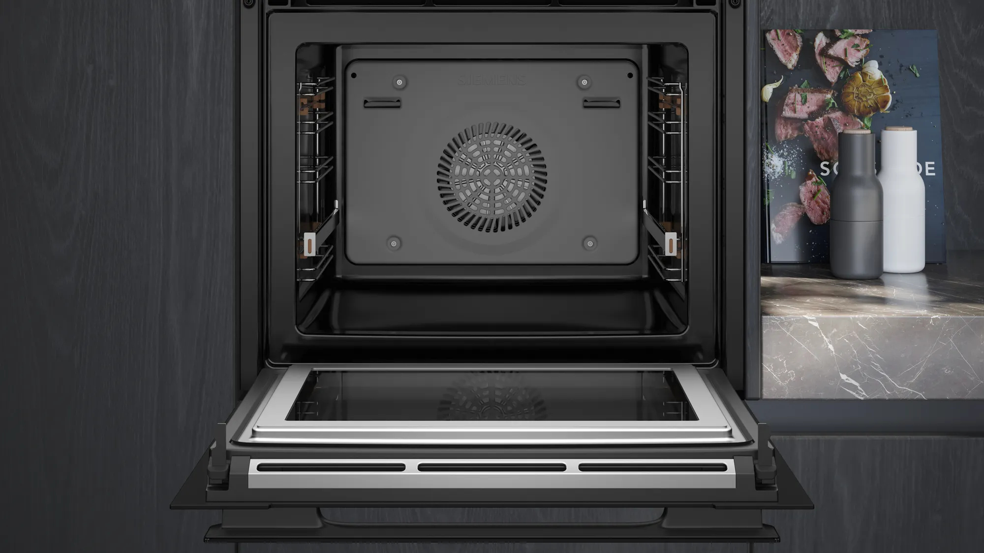 Siemens iQ700 HM936GCB1 oven 67 l Zwart