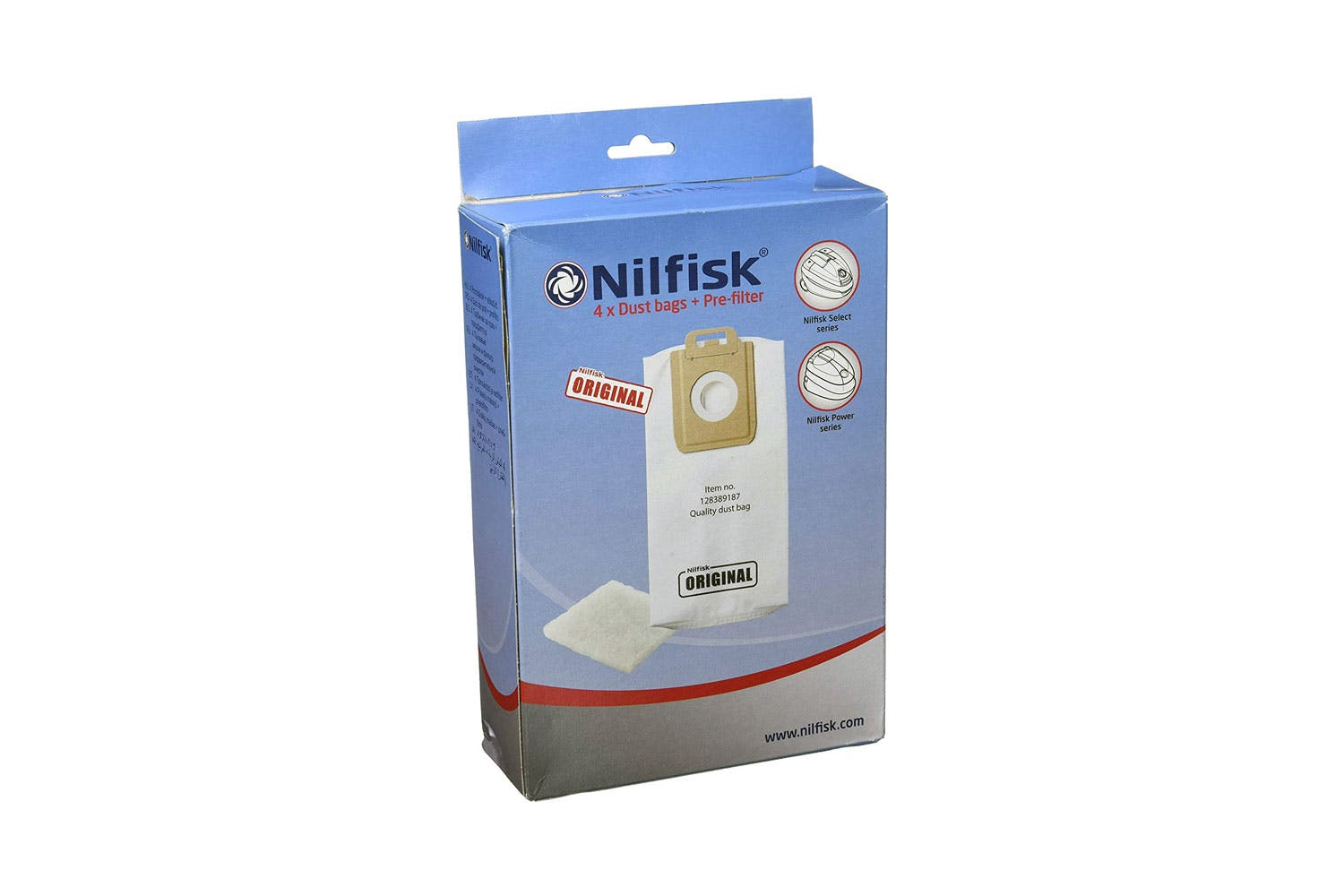 Stofzak NILFISK 128389187 select/power/classic 4st. 