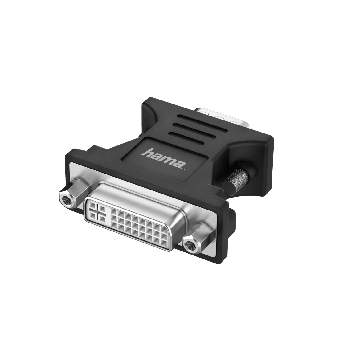 Hama 00200341 tussenstuk voor kabels VGA (D-Sub) DVI-I Zwart