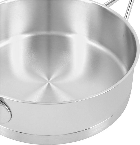 Demeyere atlantis sauteuse basse couverc