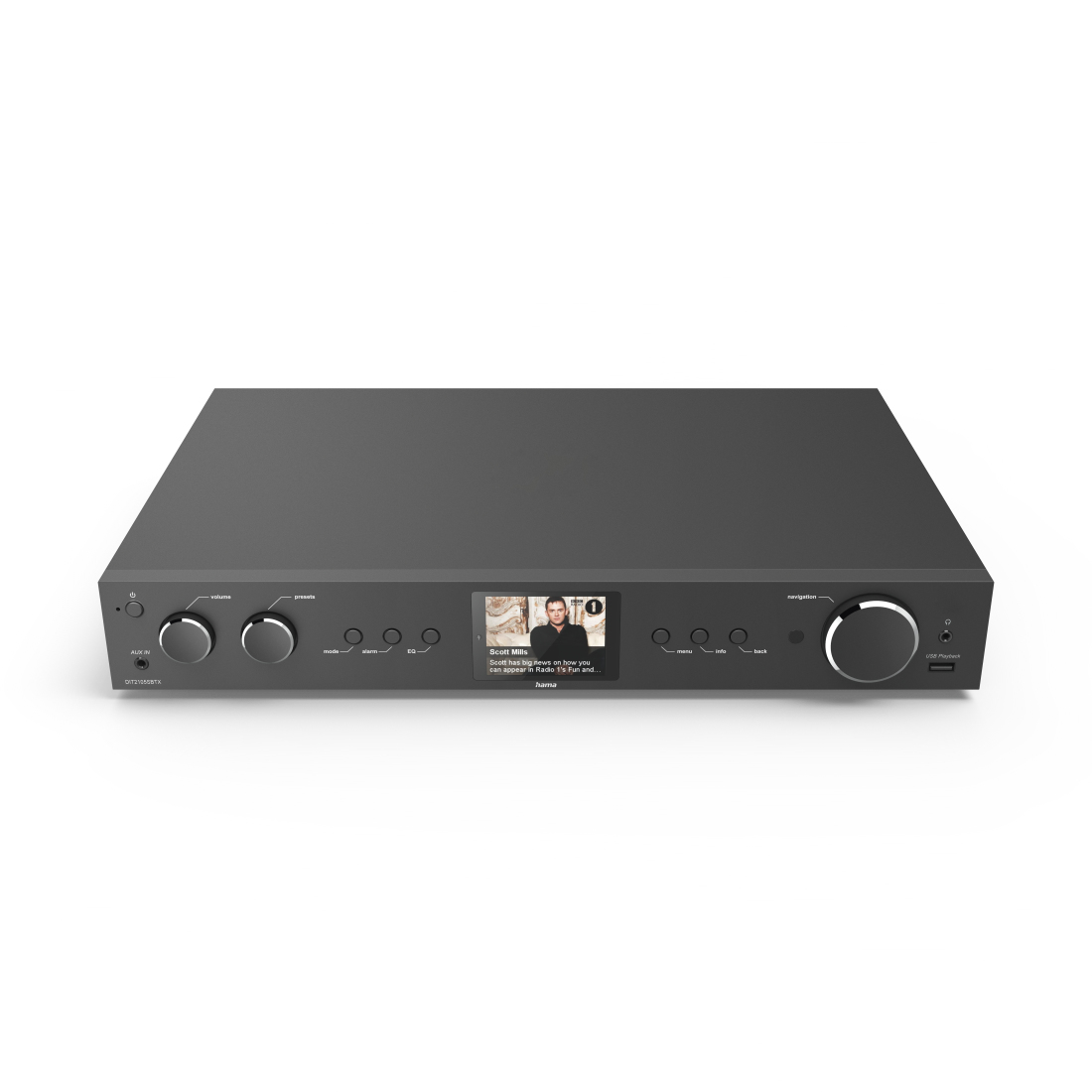Internettuner Hama DIT2105SBTX zwart DAB+ | BT RX-TX