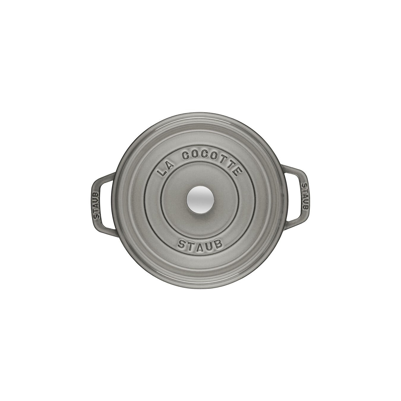 Ronde Cocotte STAUB 1102618 Grafietgrijs 26cm