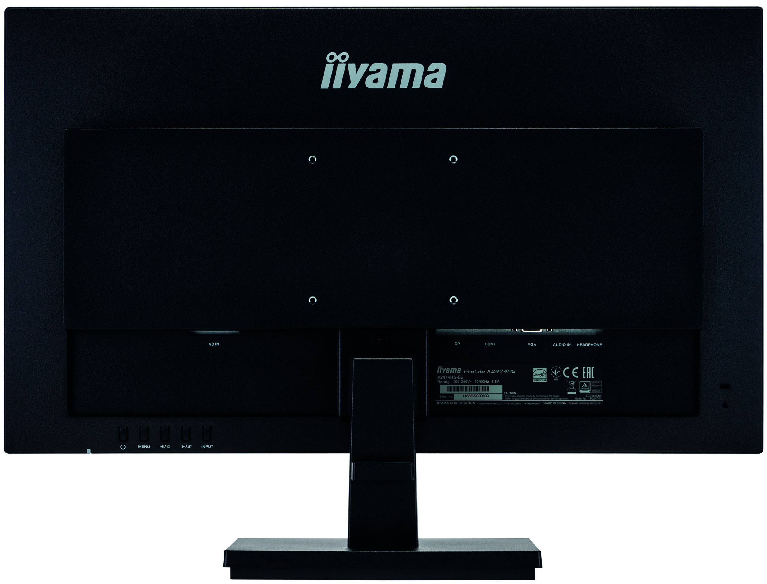 Monitor Iiyama X2474HS-B2 FHD Mat 16:9 75Hz Black