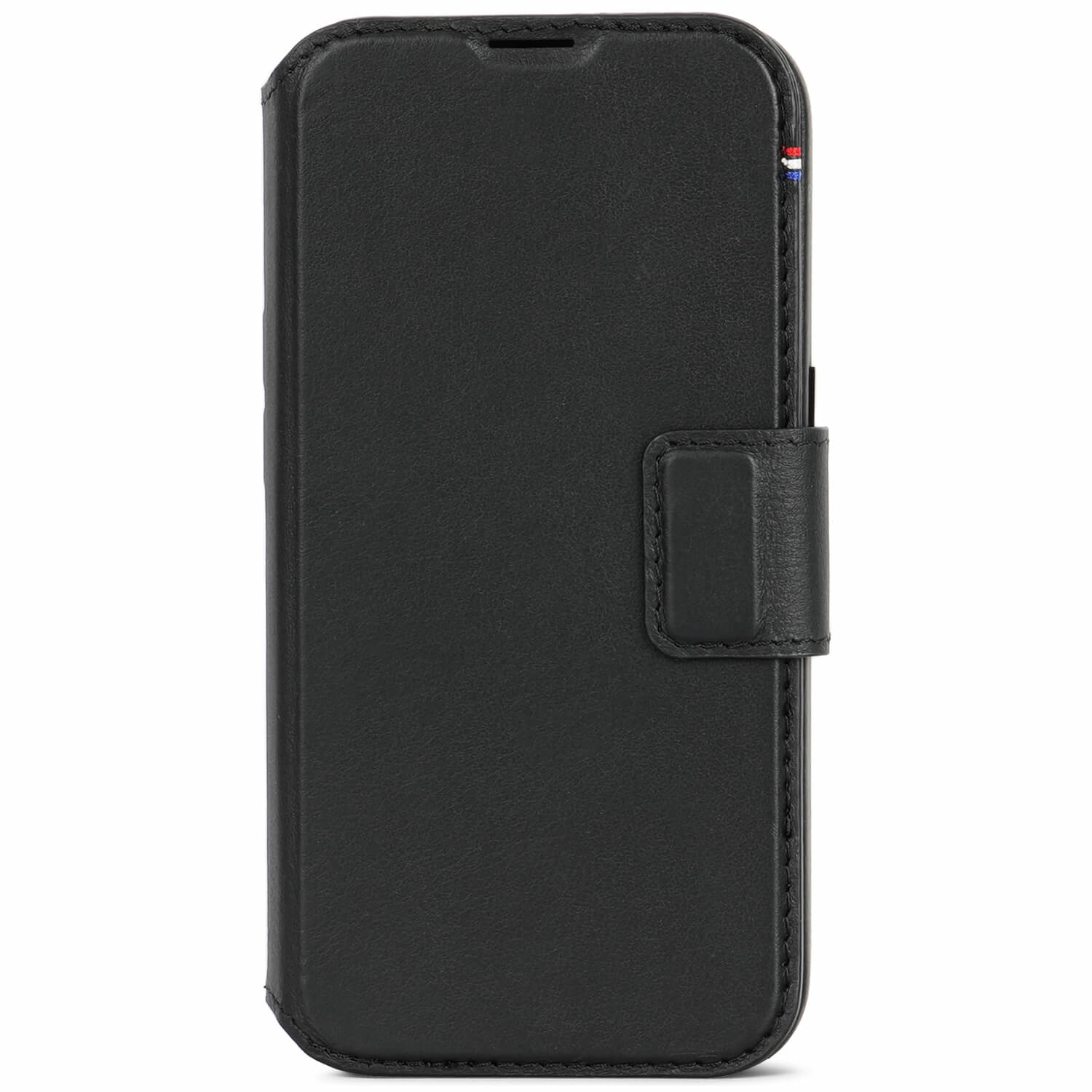 Tas DECODED Leather Detachable Wallet iPhone 15 Pro Black