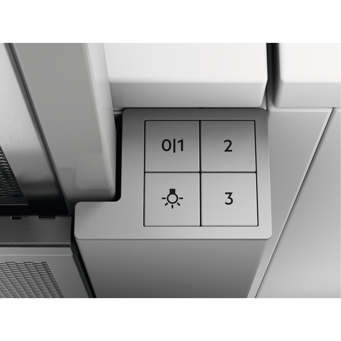 AEG DPE5650M Semi-intégrée (semi-encastrée) Acier inoxydable 600 m³/h