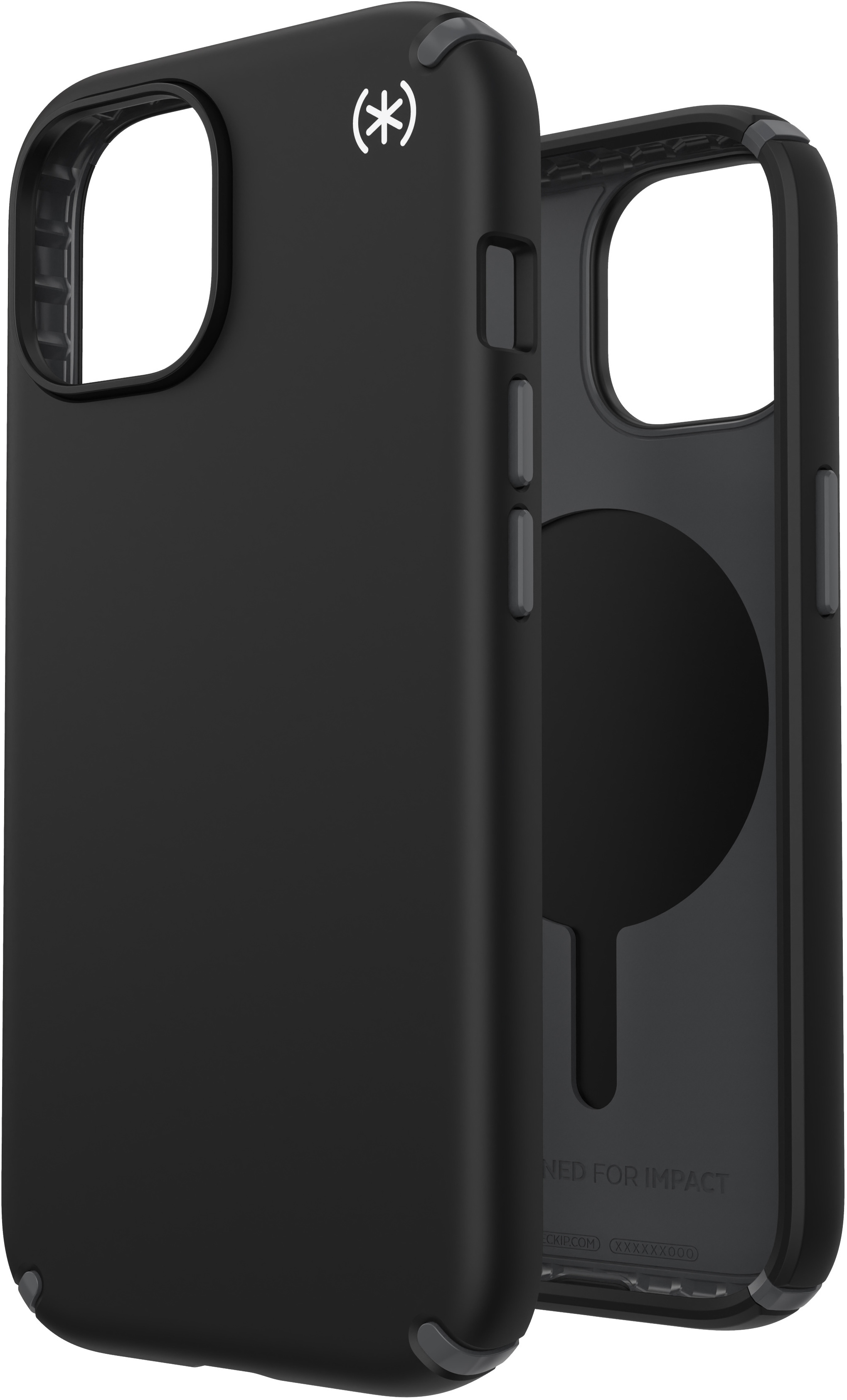 Speck Presidio2 Pro + MS Apple iPhone 16e/15/14/13 Black - with Microban