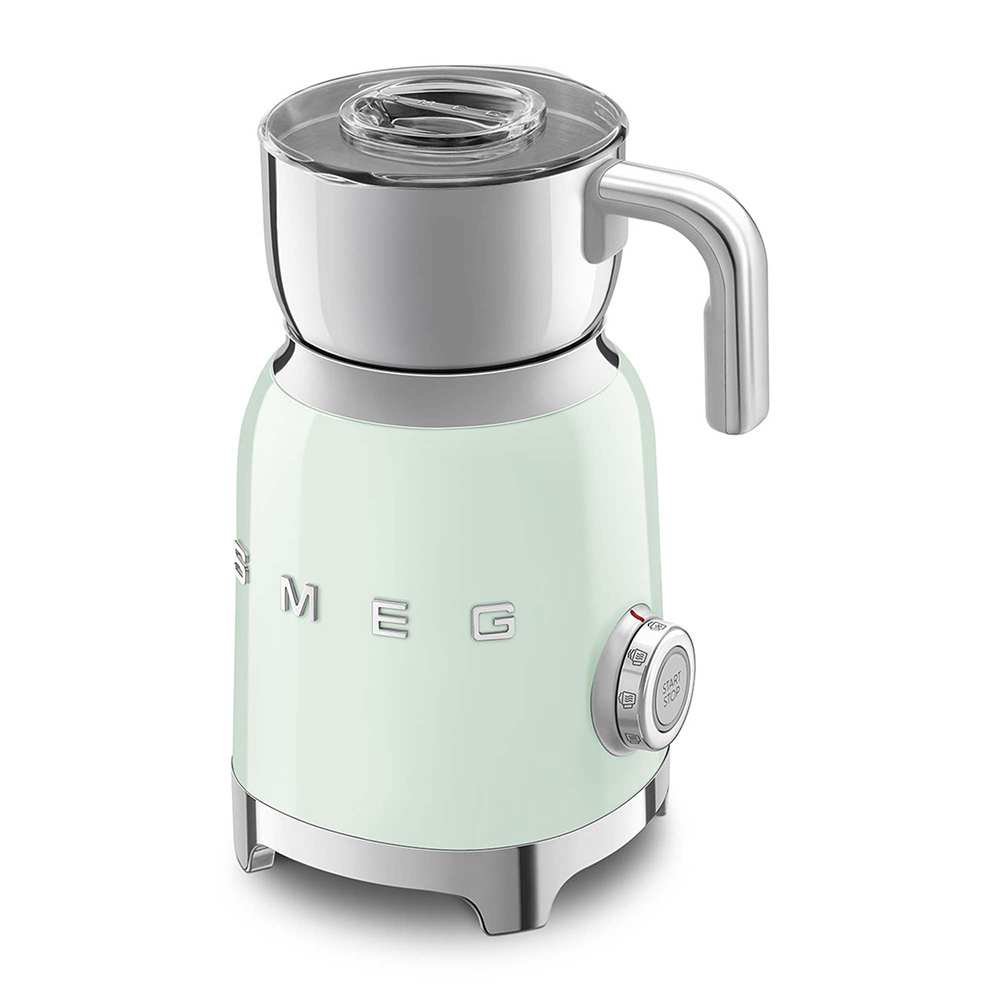 Smeg mousseur à lait vert d'eau MFF11PGEU