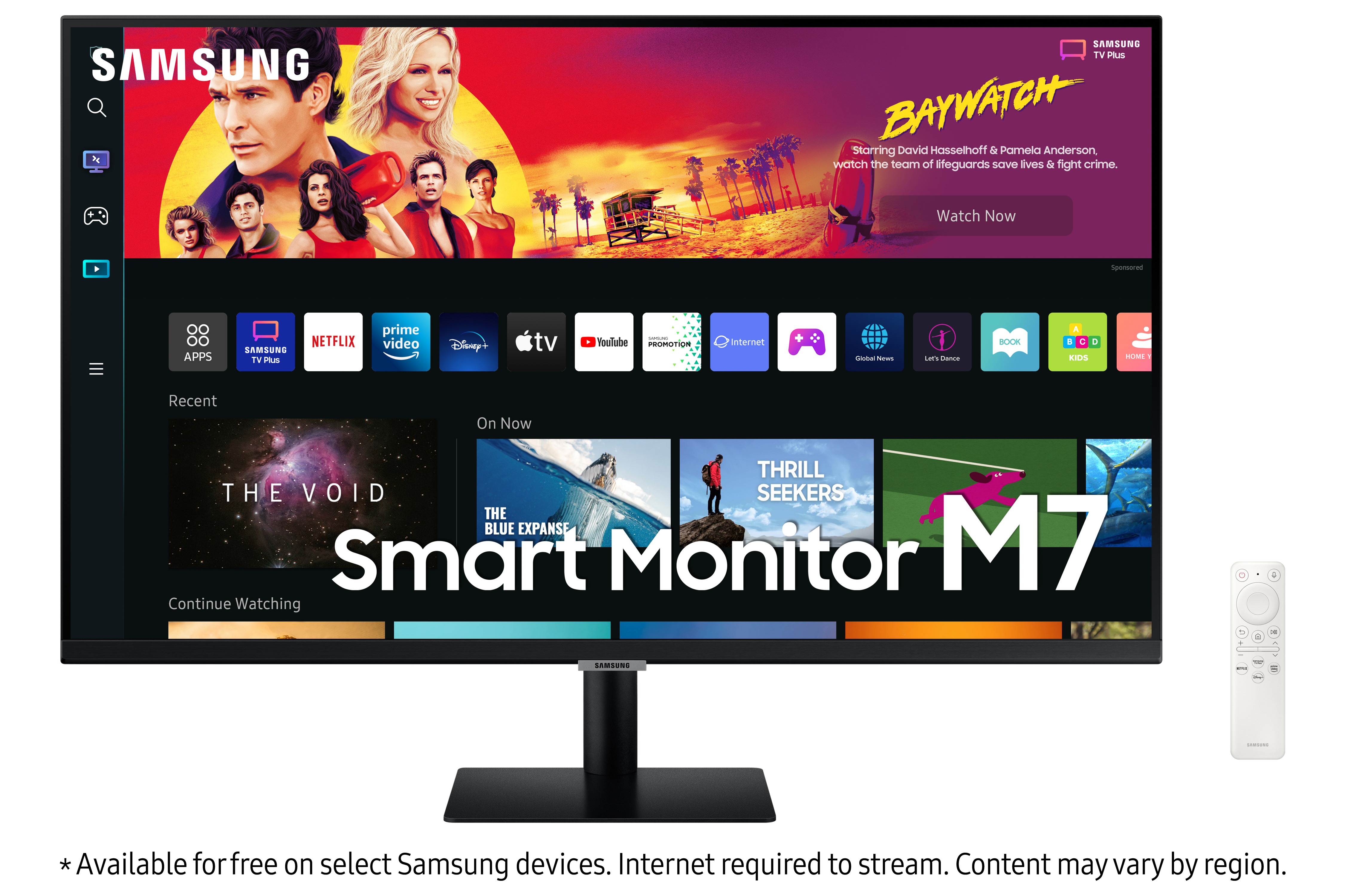 Monitor Samsung Smart LS32BM700UUXEN 4K Mat 16:9 Black