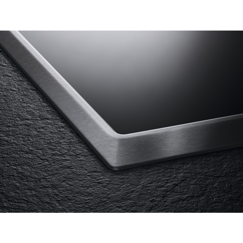 AEG IKE84445XB plaque Noir, Acier inoxydable Intégré 80 cm Plaque avec zone à induction 4 zone(s)