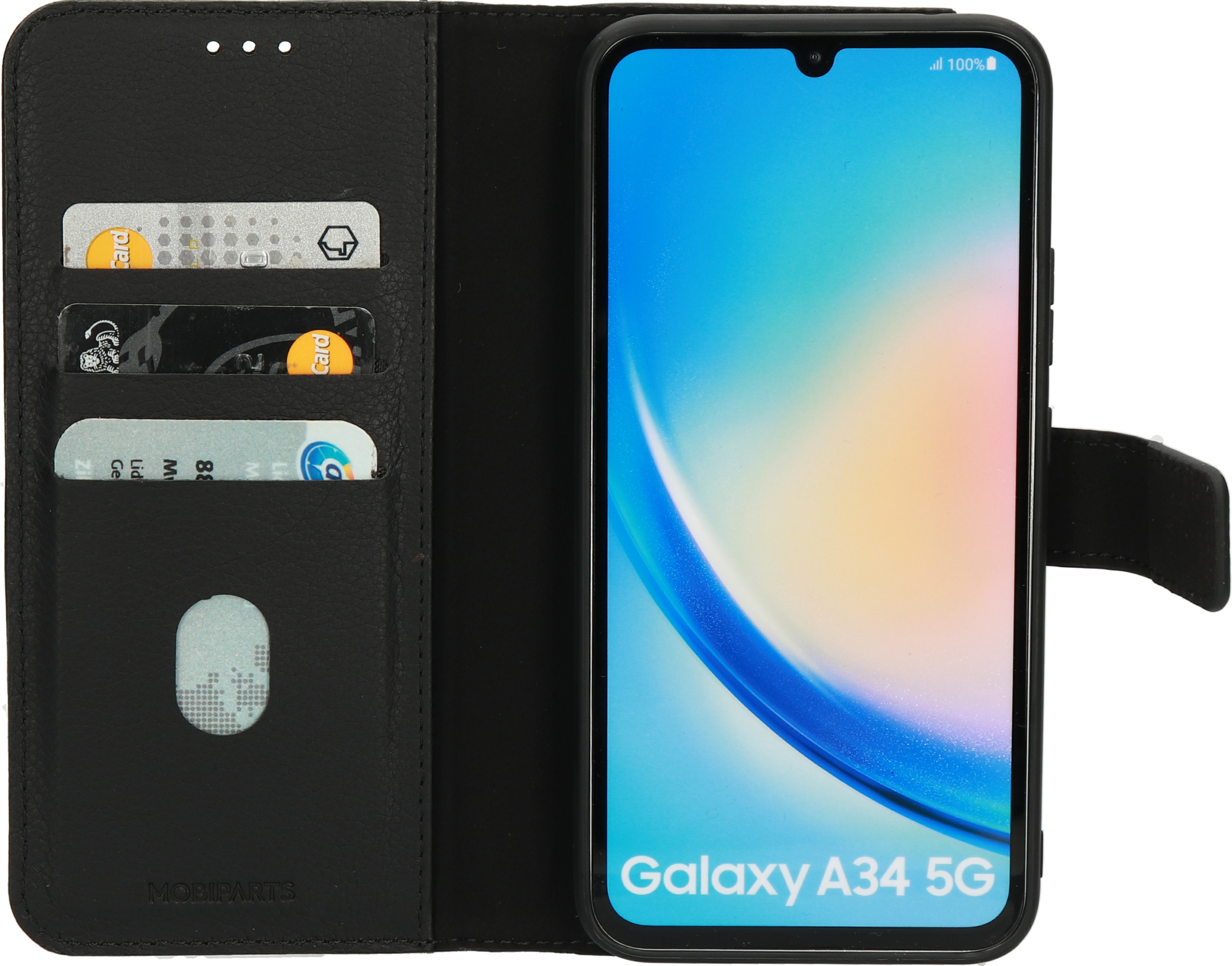 Mobiparts Leather 2 in1 Wallet Case Samsung Galaxy A34 Black