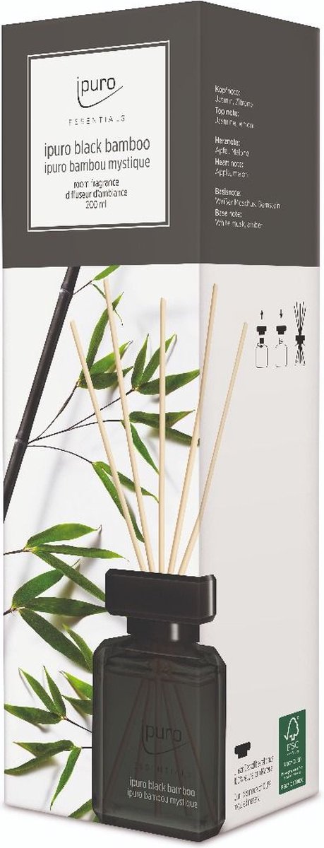 Diffuser IPURO 26IFC1008 EssentialBlack Bamboo / 50ml