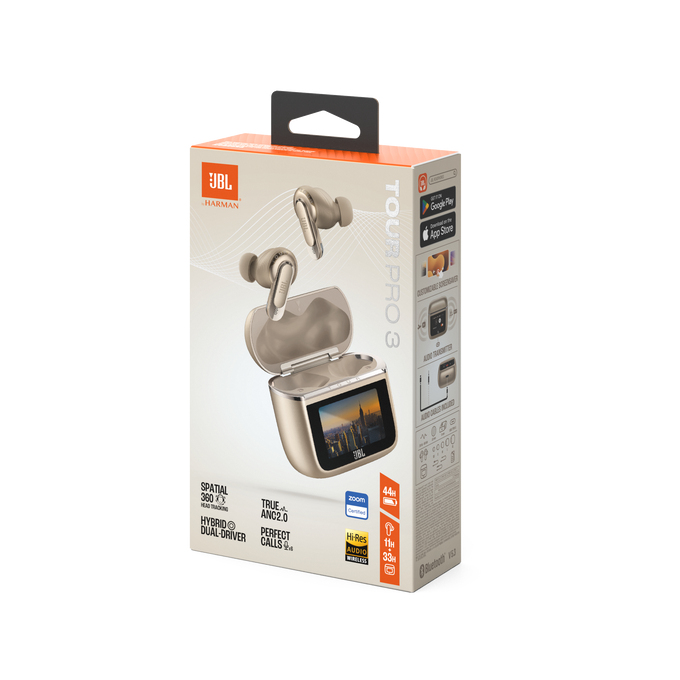 Oordopjes JBL Tour Pro 3 latte