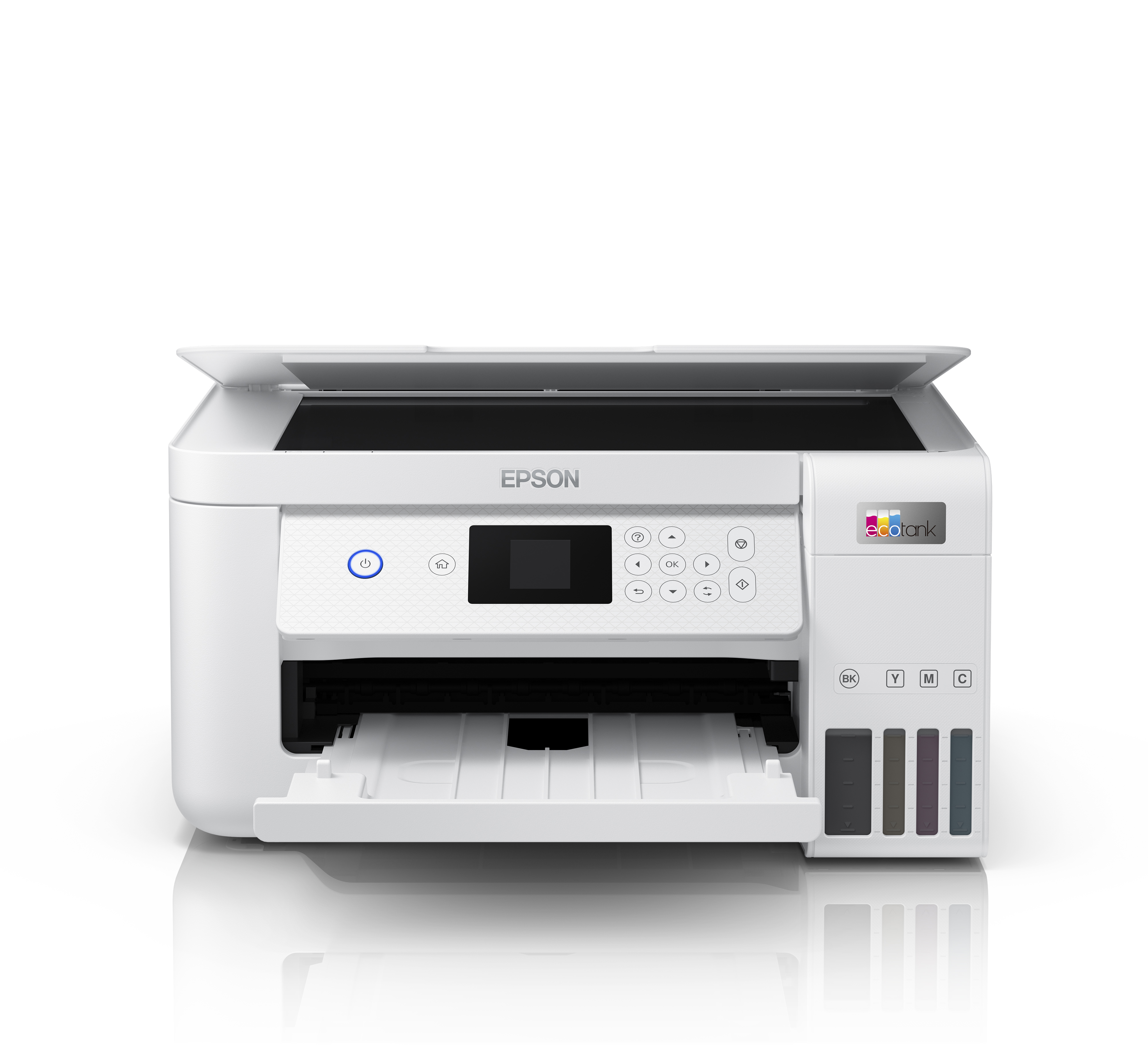 Printer Inkjet EPSON EcoTank ET-2856 Wit AIOFlat Kleur A4