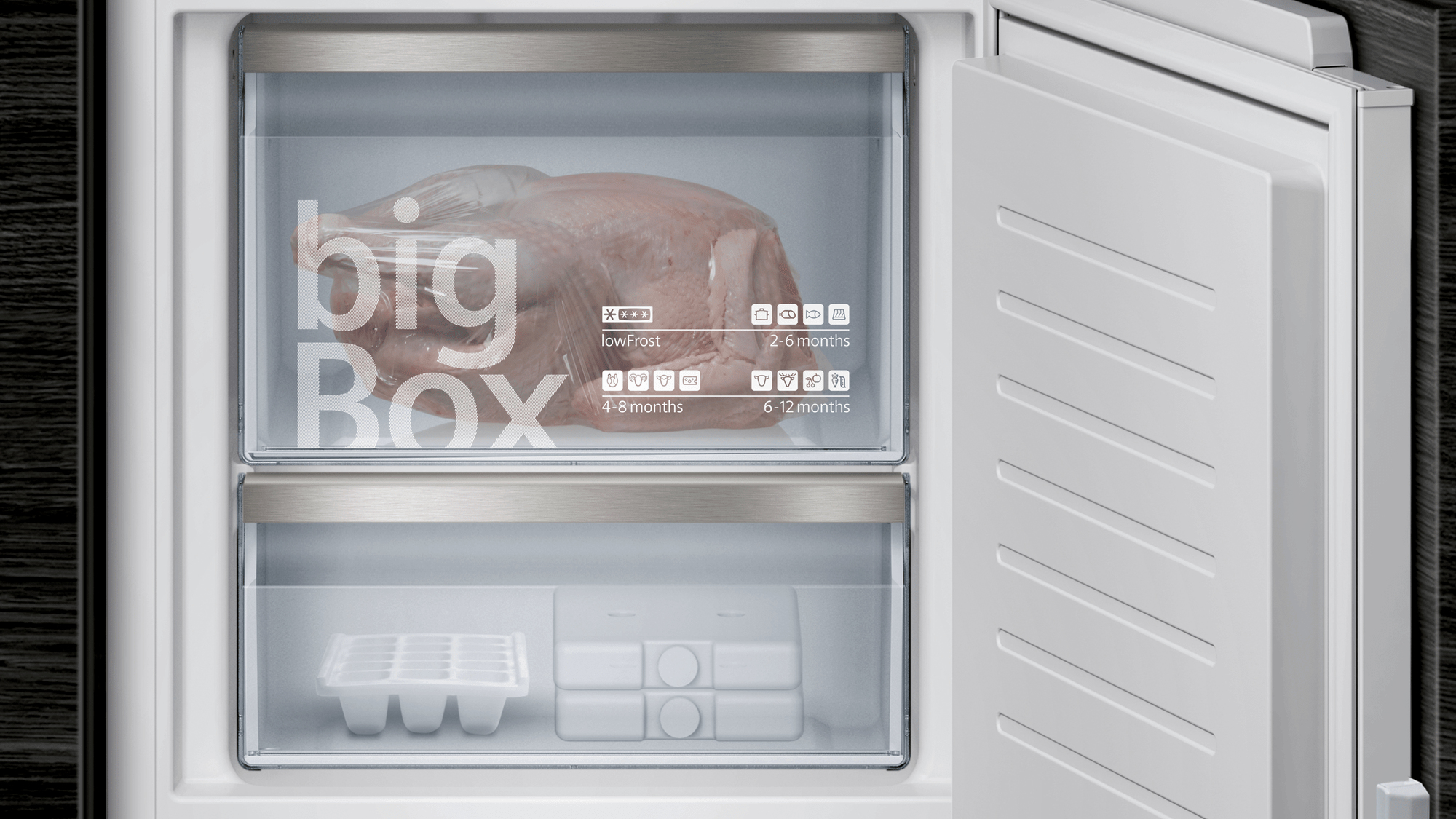 Siemens iQ500 KI77SADE0 koel-vriescombinatie Ingebouwd 231 l E Wit