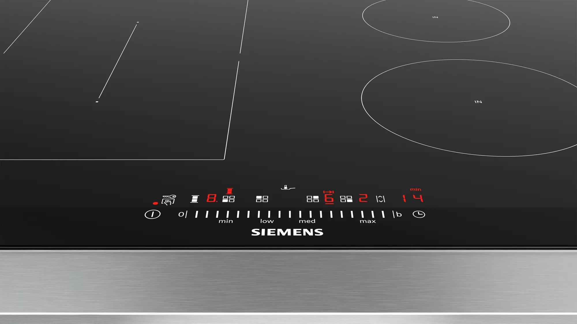 Siemens iQ500 ED775FSC5E kookplaat Zwart Ingebouwd 70 cm Inductiekookplaat zones 4 zone(s)