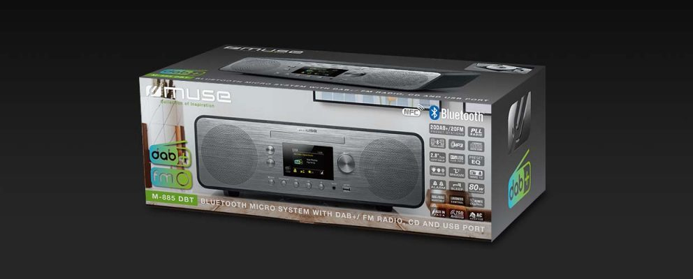 Muse bt micro systeem M885DBT
