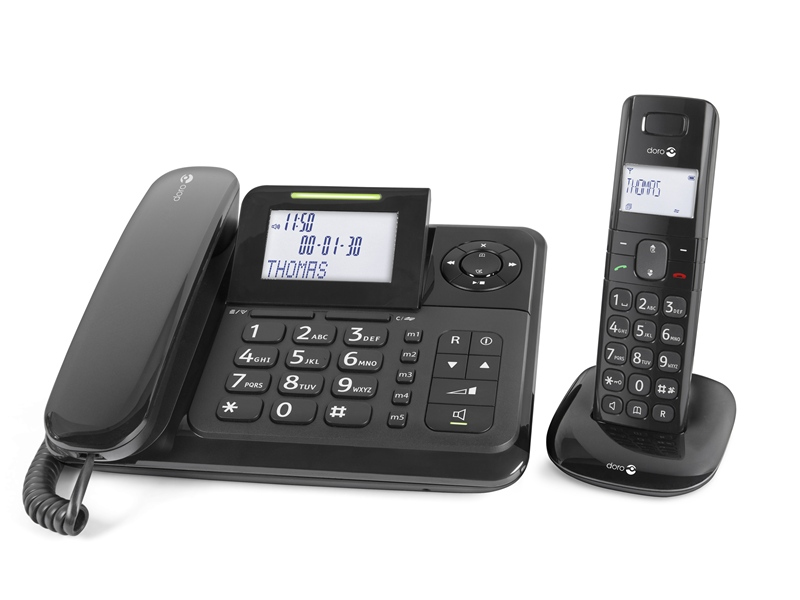 Seniorentelefoon DORO Dect + Fix Comfort 4005 Combo