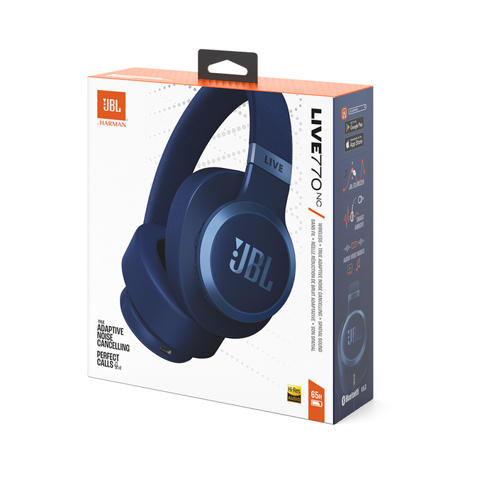 Hoofdtelefoon JBL Live 770 NC blauw