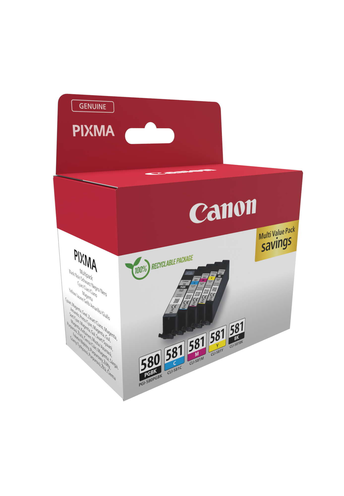 CANON PGI-580/CLI-581 PGBK/C/M/Y/BK MULTI