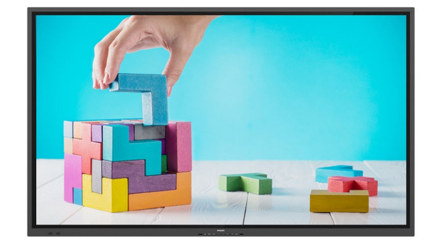Philips E-Line 86BDL3152E Écran plat de signalisation numérique 2,18 m (86") 350 cd/m² 4K Ultra HD Noir Écran tactile Intégré dans le processeur Android 16/7