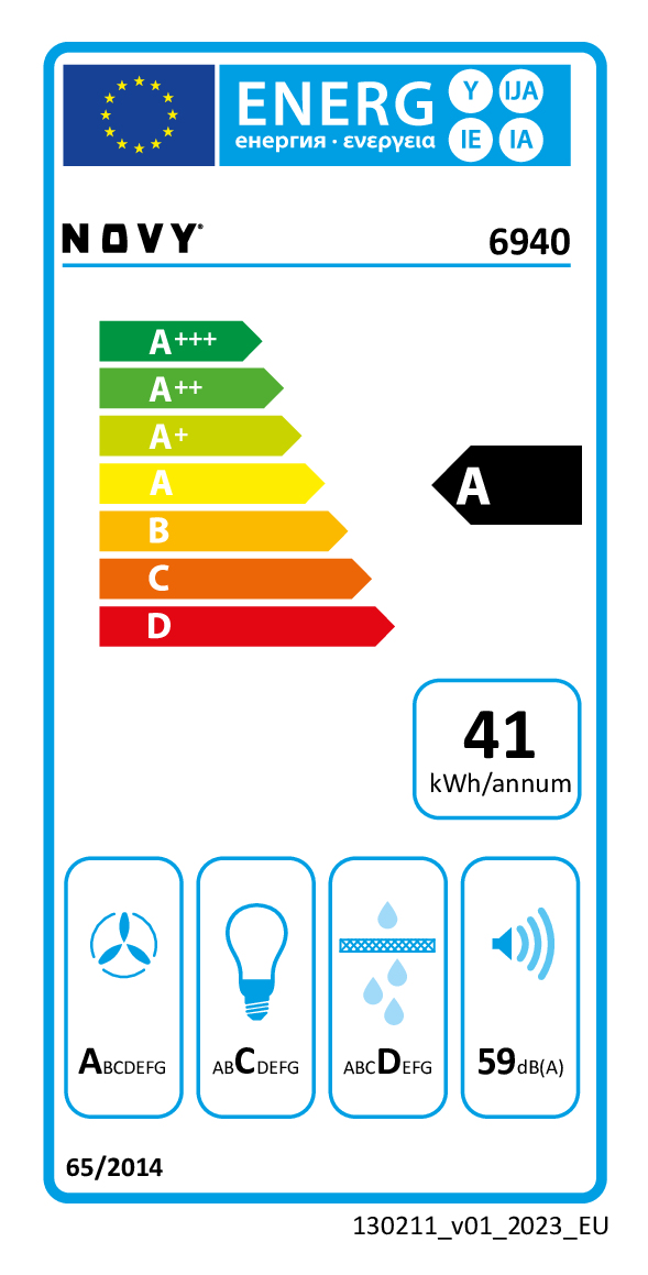 Dampkap BI NOVY 6940 Pureline Pro 120cm Inox