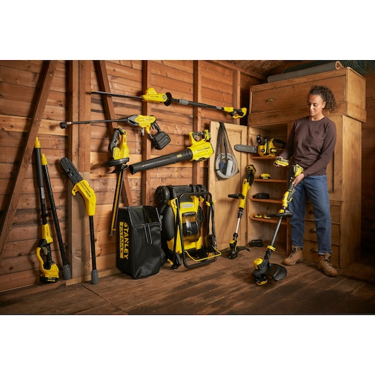 STANLEY Fatmax V20 18V 4.0Ah 20cm Kettingzaag op steel