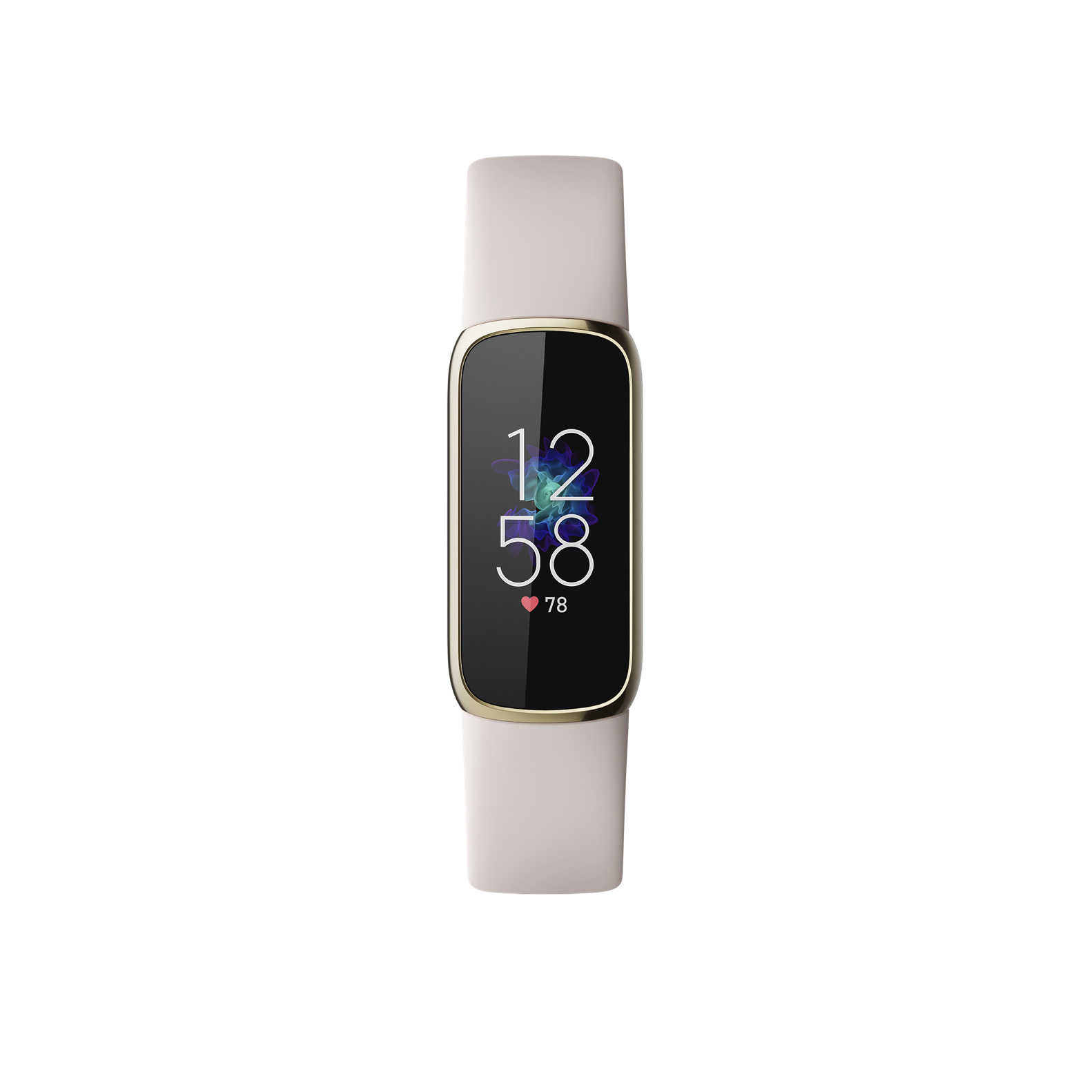 Fitbit Luxe AMOLED Polsband activiteitentracker Goud, Wit