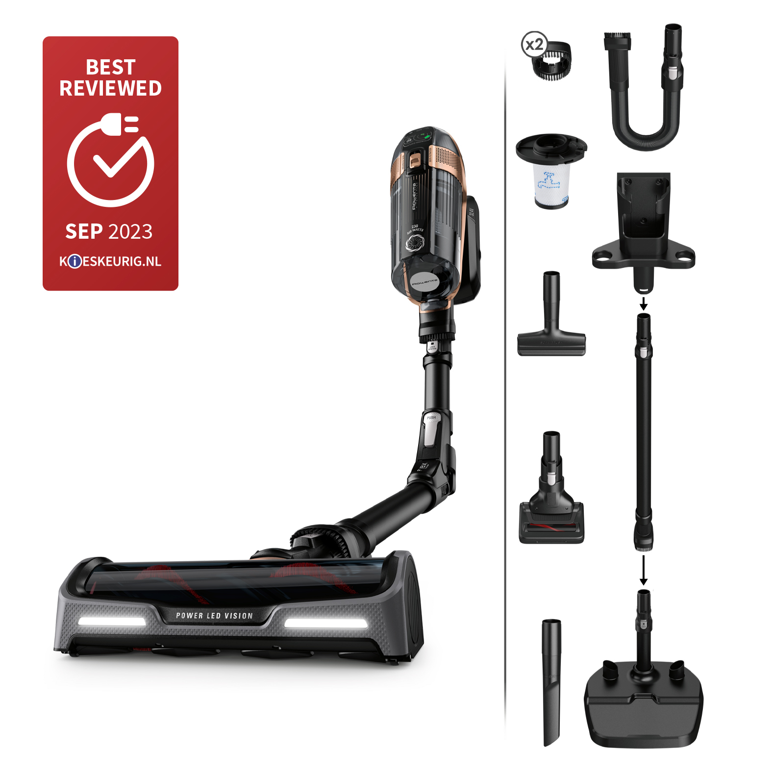 Steelstofzuiger ROWENTA RH99F1WO X-Force Flex 1