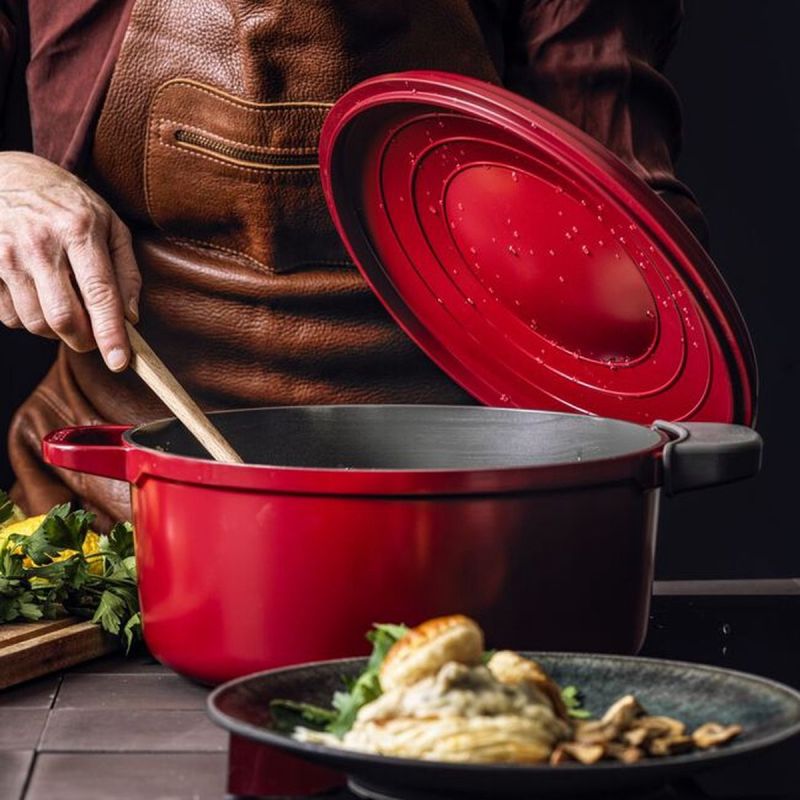 Cocotte GREENPAN CC005432-001 Featherweights Rood 22cm
