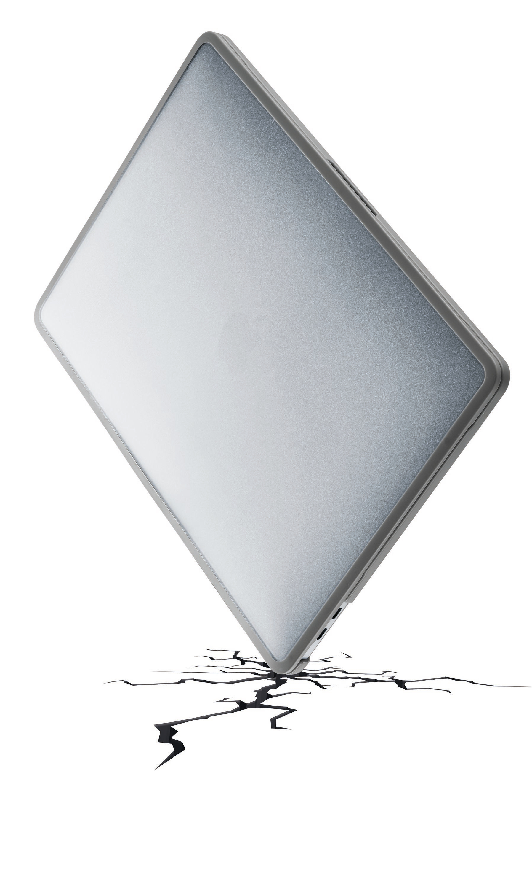 Cellularline HARDSHELLMACAR153T laptoptas 38,9 cm (15.3") Hardshell-doos Transparant
