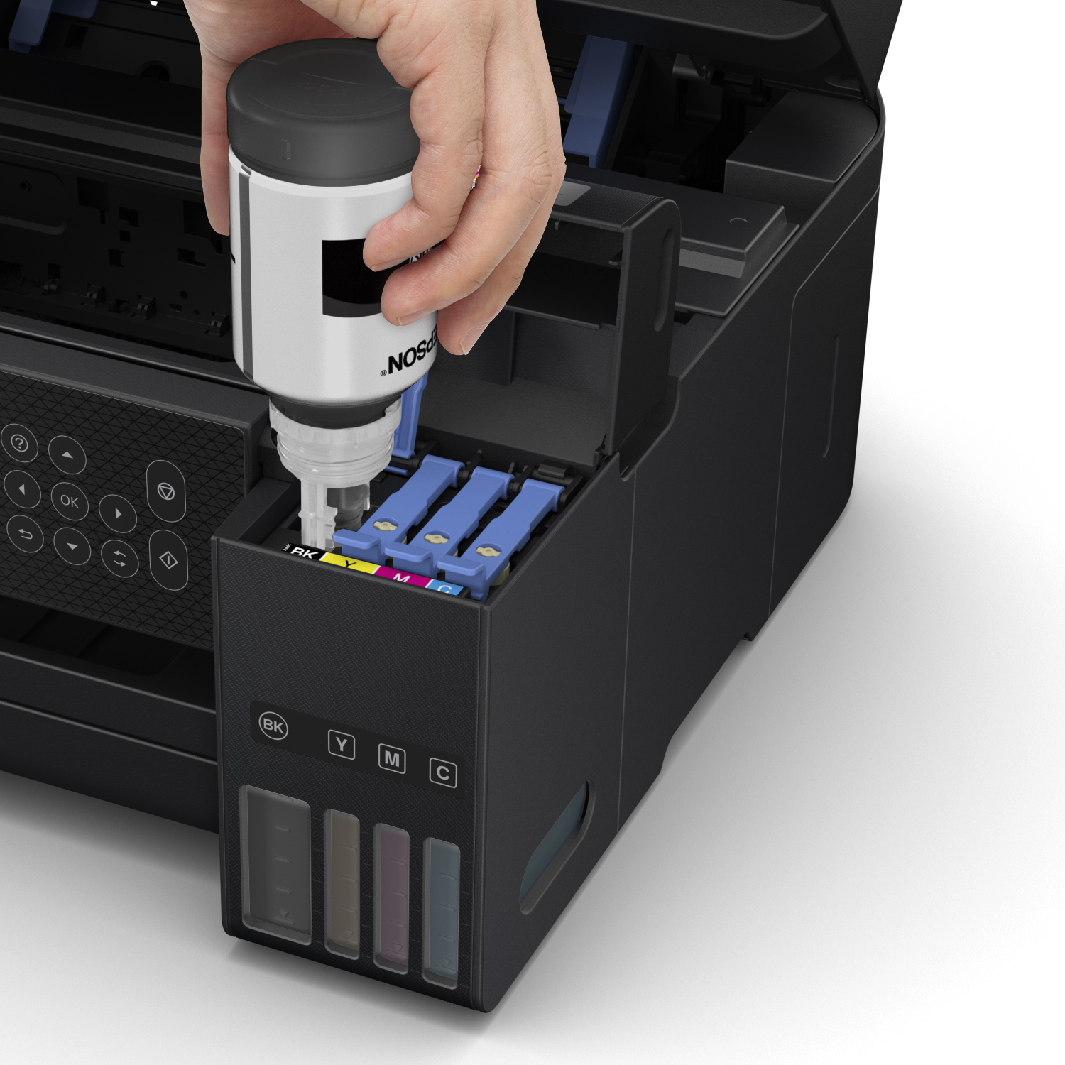Printer Inkjet EPSON EcoTank ET-2850 Zwart AIOFlat Kleur A4