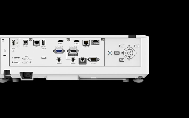 Epson EB-L530U vidéo-projecteur Projecteur à focale standard 5200 ANSI lumens 3LCD WUXGA (1920x1200) Blanc