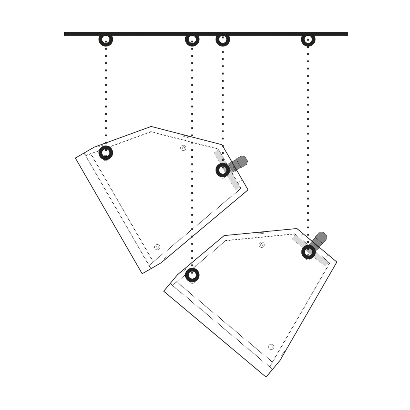 Luidspreker APART MASK12-BL zwart per stuk