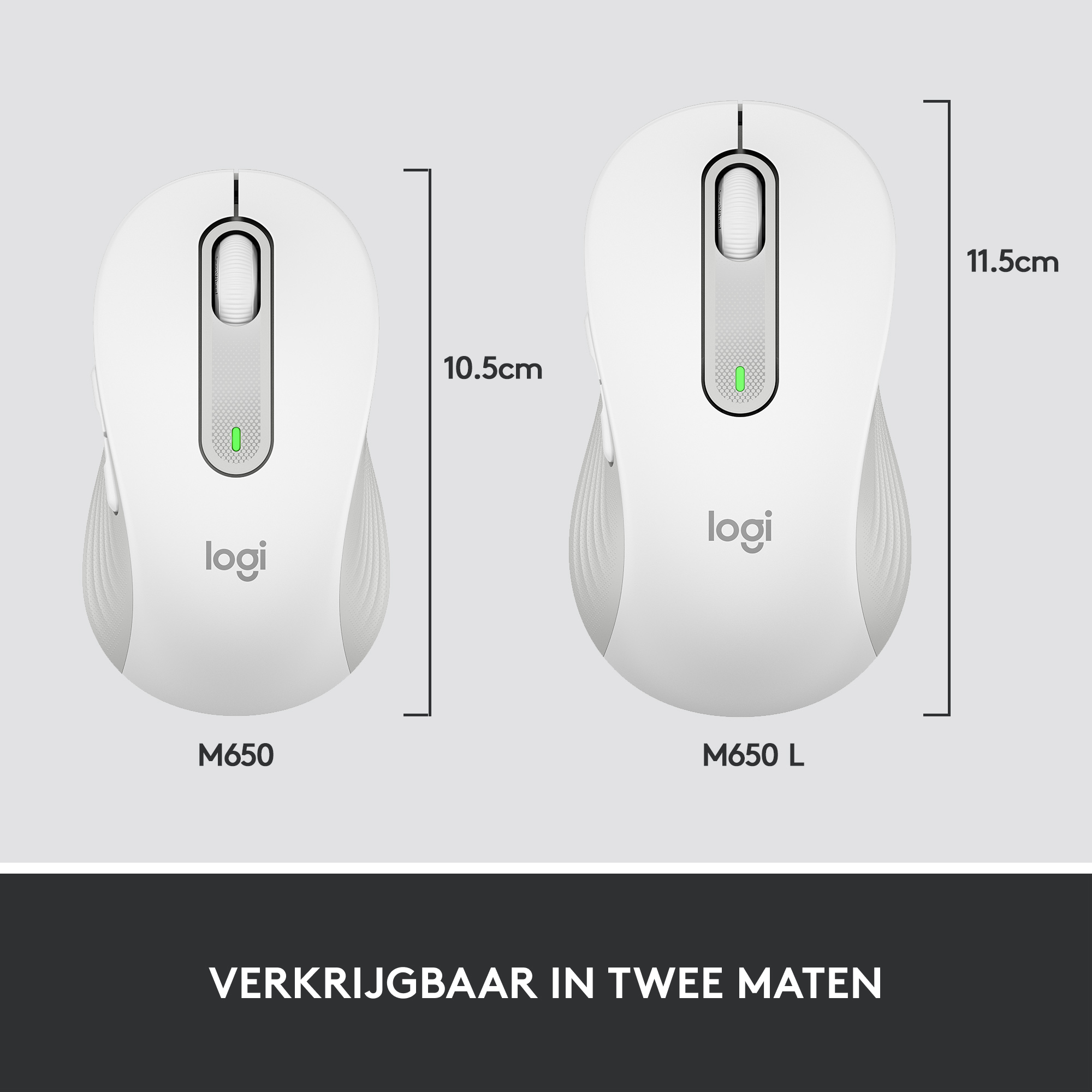 Logitech m650 signature mouse white