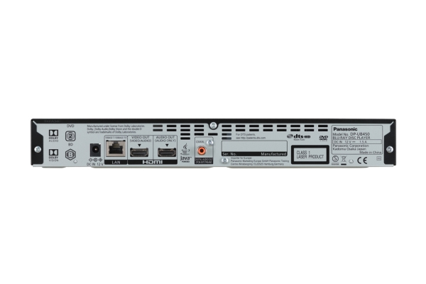Blu-Ray Speler Panasonic Ultra HD DP-UB450EG-K
