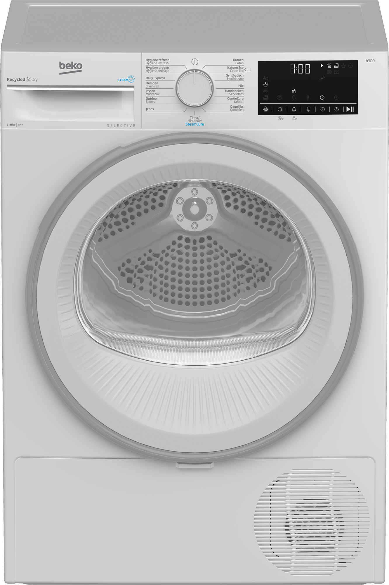 Warmtepompdroogkast BEKO B3T6823WS2 / 8kg / A++