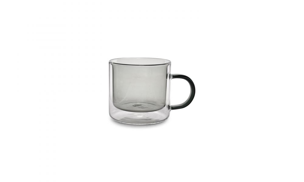 Beker ONA 704118 Liv / 27cl / dubbelwandig - grijs / set/2