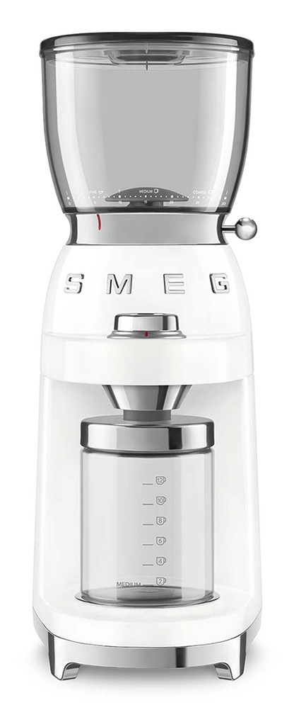 Koffiemolen SMEG CGF01WHEU Wit