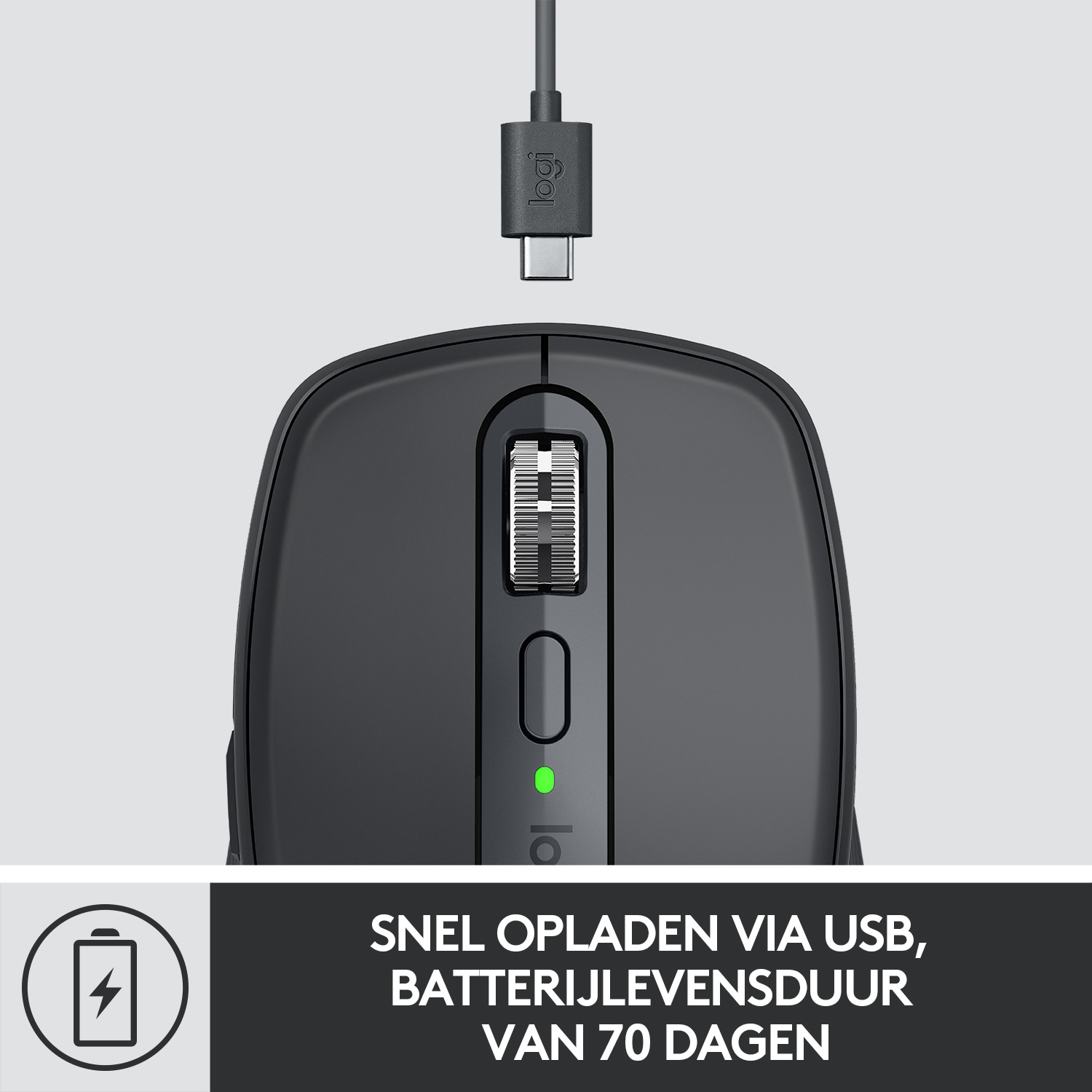 Draadloze Muis Logitech Anywhere 3Zwart