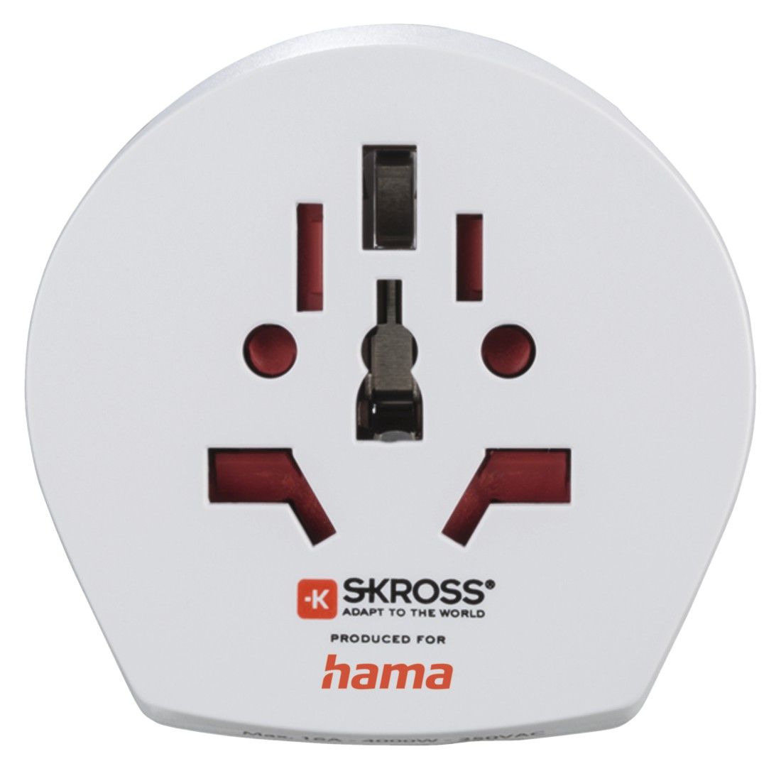 Hama WORLD Reisadapter 'World Travel Pro' + 2x USB-A
