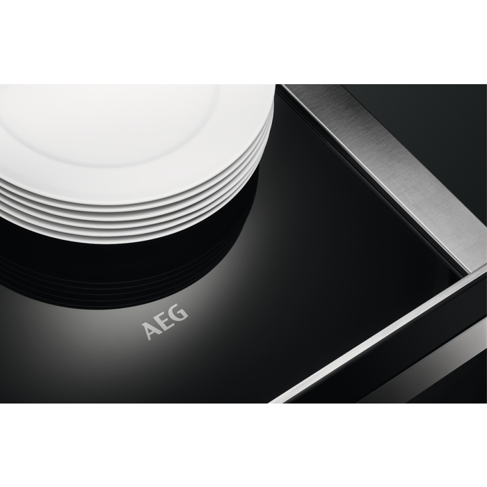 Warmhoudlade AEG KDE911424B/ 14cm / Zwart